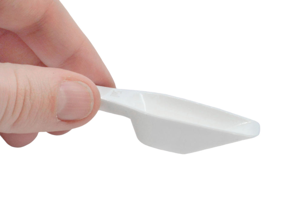 Scoop, 5ml (0.16oz) - Polypropylene - Flat Bottom, Excellent for Measuring & Weighing