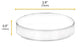 Petri Dish - 2.9" Diameter, 0.5" Depth - Polypropylene Plastic