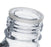 Reagent Bottle, 100ml - Transparent with Blue Screw Cap - White Graduations - Borosilicate 3.3 Glass - Eisco Labs