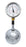Jolly Bulb with Attached Manometer, Superior Metal - 3.15" Diameter Bulb - Explore Relationship Between Pressure and Temperature - Eisco Labs