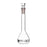 Volumetric Flask, 25ml - Class B - Hexagonal, Hollow Glass Stopper - Single, White Graduation - Eisco Labs