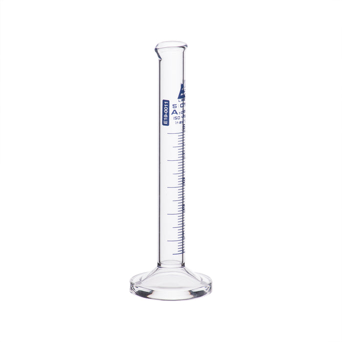 Graduated Cylinder, 5ml - Class A - Round Base - Borosilicate Glass