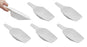 6PK Scoops, 250ml (8.5oz) - Polypropylene - Flat Bottom, Excellent for Measuring & Weighing