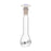 Volumetric Flask, 10ml - Class B - 10/19 Polyethylene Stopper, Borosilicate Glass - White Graduation, Tolerance ±0.050 - Eisco Labs
