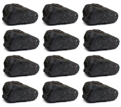 12PK Raw Lodestone Rock Specimens, 1" - Geologist Selected Samples - Eisco Labs