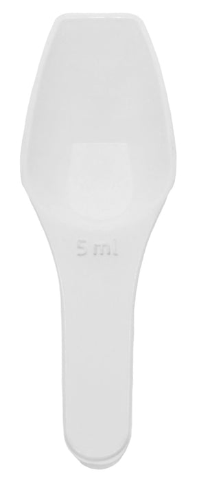 12PK Scoops, 5ml (0.16oz) - Polypropylene - Flat Bottom, Excellent for Measuring & Weighing