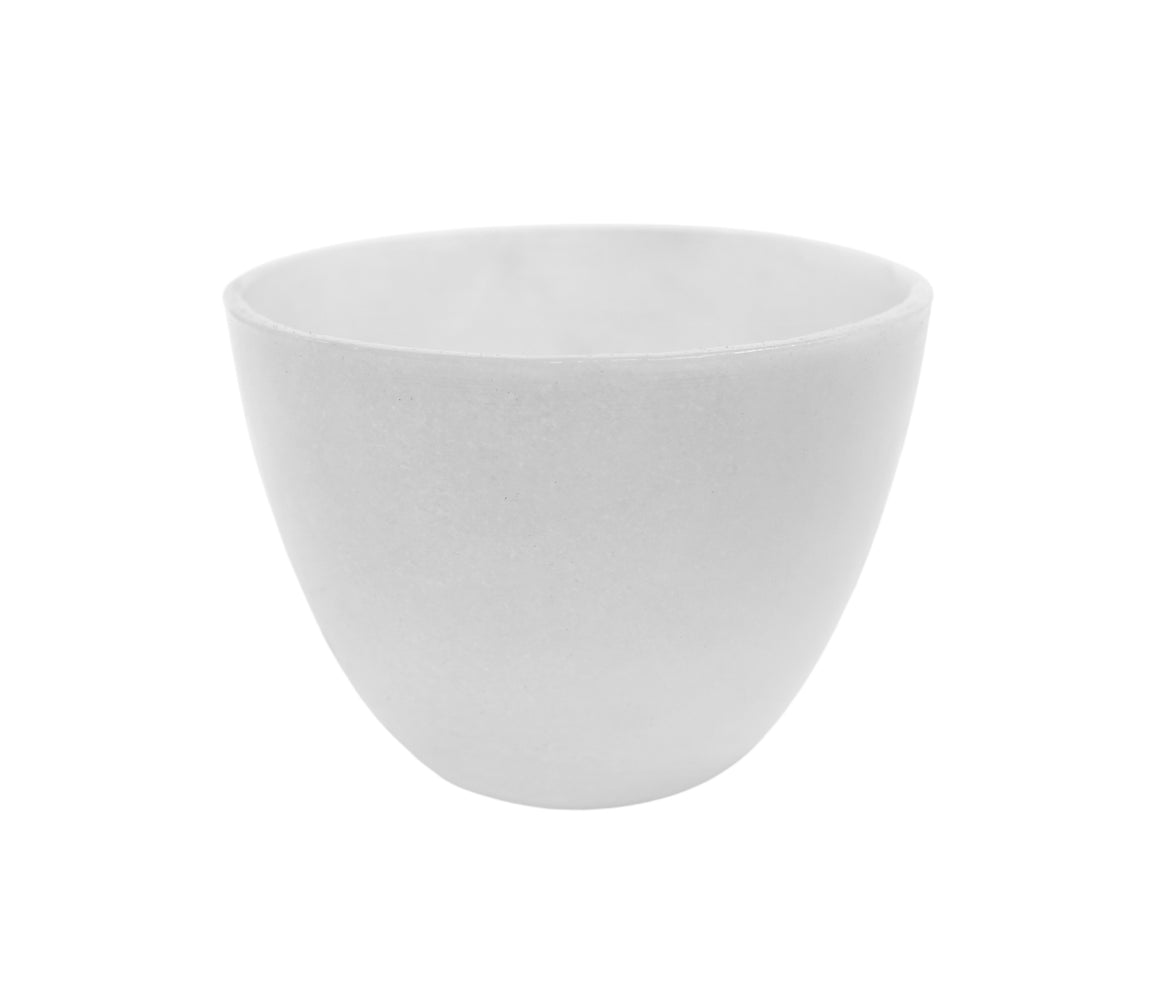 Porcelain Crucible with Lid, 100mL Capacity - Tall Form
