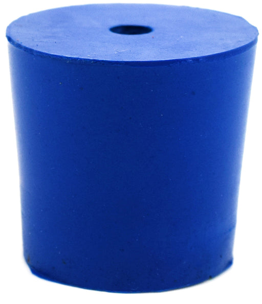 10PK Neoprene Stoppers, 1 Hole - ASTM - Size: #5 - 23mm Bottom, 27mm Top, 25mm Length