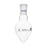 Boiling Flask, 25ml - 14/23 Interchangeable Joint - Borosilicate Glass, Pear Shape - Short Neck - Eisco Labs