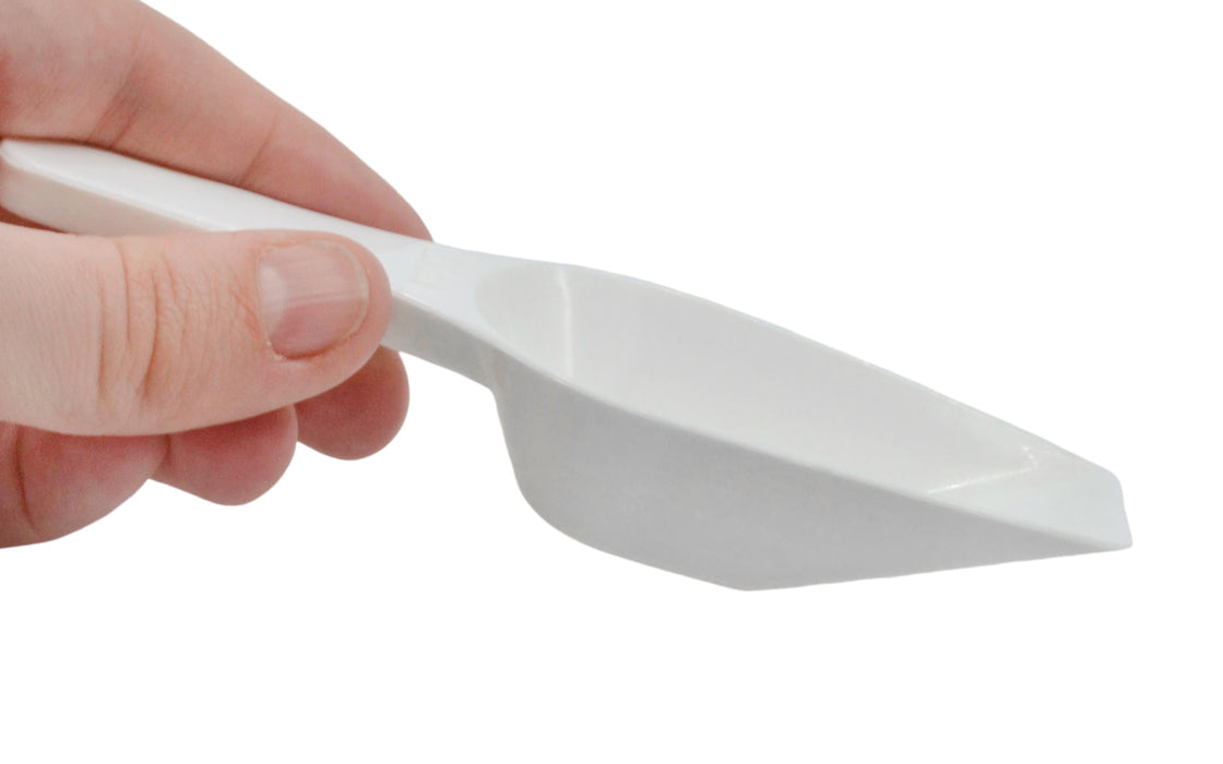 Scoop, 25ml (0.85oz) - Polypropylene - Flat Bottom, Excellent for Measuring & Weighing
