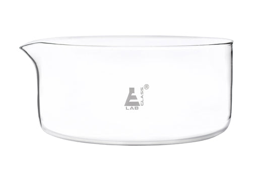 Crystallizing Dish, 3500ml - Flat Bottom - Borosilicate Glass - Eisco Labs