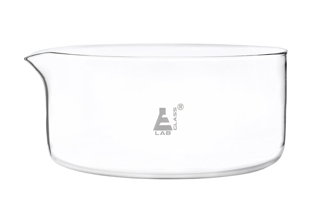 Crystallizing Dish, 3500ml - Flat Bottom - Borosilicate Glass