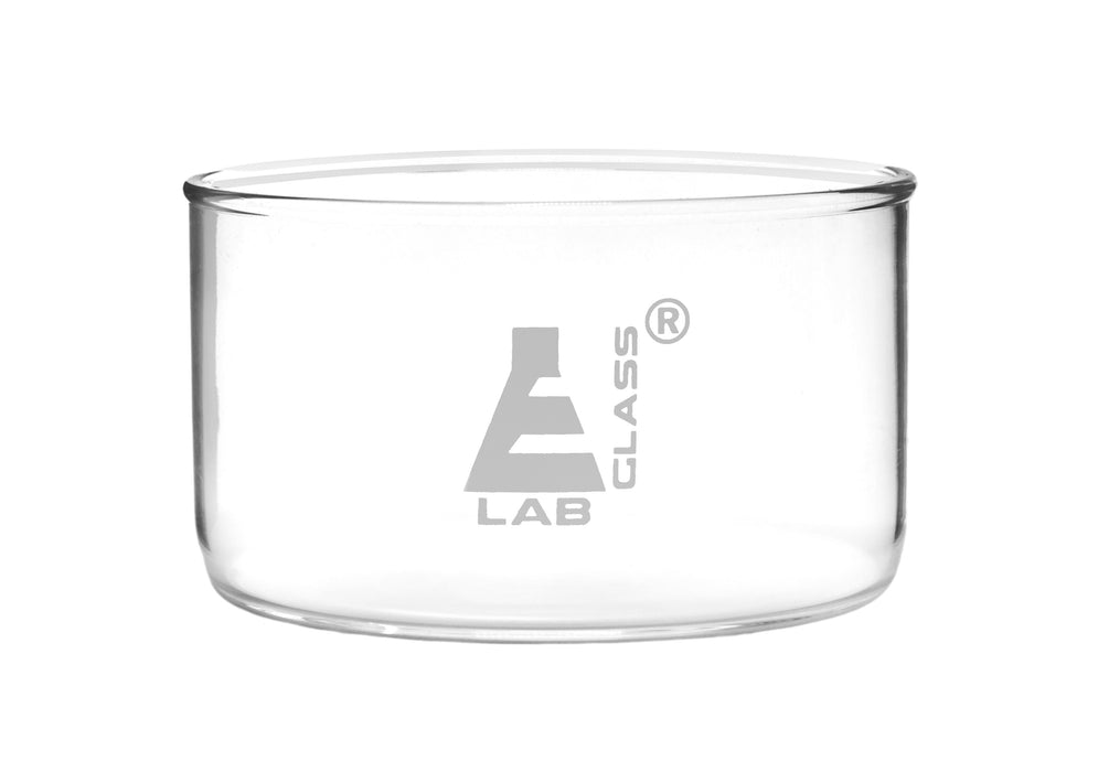 Crystallizing Dish, 300ml - Flat Bottom - Borosilicate Glass - Eisco Labs