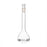 Volumetric Flask, 100ml - Class B - Hexagonal, Hollow Glass Stopper - Single, White Graduation - Eisco Labs