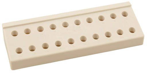 Rack for Micro Centrifuge Tubes, Autoclavable, Holds 20 Tubes of 1.5ml Capacity - Eisco Labs