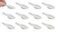 12PK Scoops, 5ml (0.16oz) - Polypropylene - Flat Bottom, Excellent for Measuring & Weighing