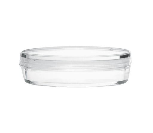 Disposable Petri Dish with Lid - Sterile - 60x15mm - Polystyrene - Triple Vented - Transparent