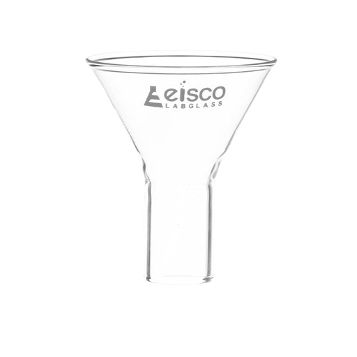 Powder Funnel, 45mm - 60º Angle - Plain Stem, 20mm - Borosilicate Glass - Eisco Labs