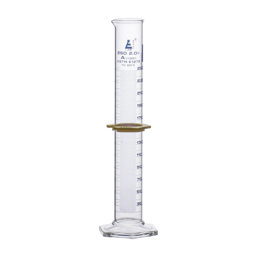 Measuring Cylinder, 500ml – Class A, Tolerance: ±2.50ml – Squat