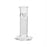 Measuring Cylinder, 100ml - Class B - Squat Form, White Graduations - Borosilicate Glass - Eisco Labs