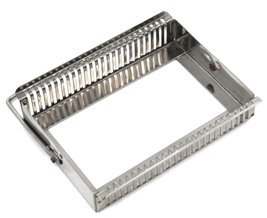 Aluminum Staining Rack with Handle for 25 Slides - Eisco Labs