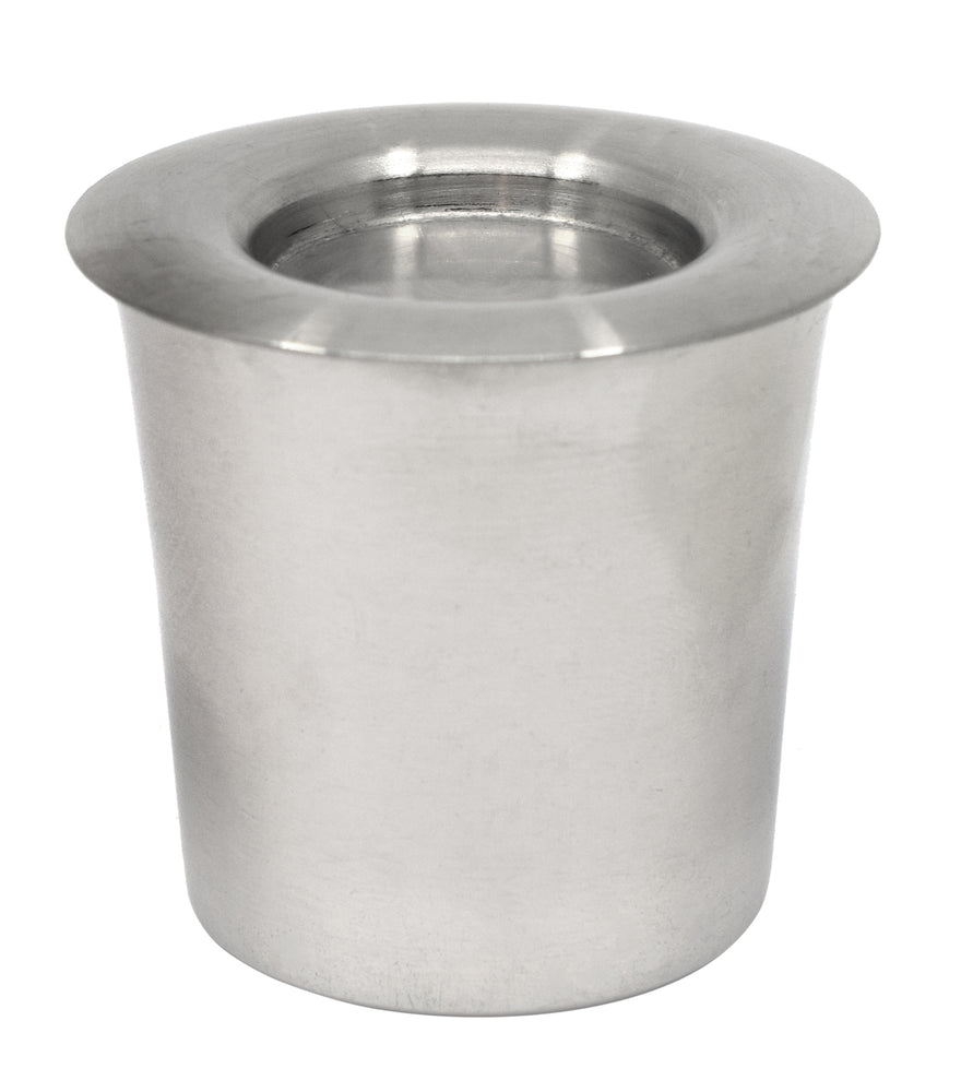 Crucible & Lid, 100ml - Nickel - Withstands Temperatures up to 1000??C - Eisco Labs