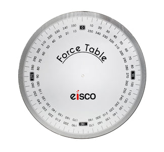Force Table, 40cm dia. - Measure Vector Forces - Includes Stand, Pulle ...