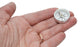 Mini Compass, 25mm - For Plotting - With Glass Face And Aluminium Case - Marked with Principal Points - Eisco Labs